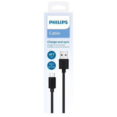 Philips DLC3104U 1.2 m Micro USB Şarj Kablosu - 2