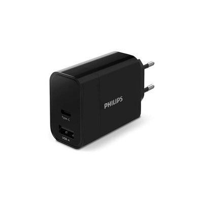 DLP2621/12 2 Çıkışlı Type-C ve USB Şarj Adaptörü - Philips