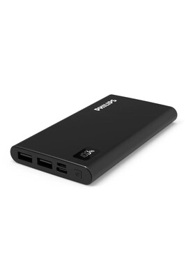 Philips - Philips DLP8737C/97 4 Çıkış 10.000 mAh Taşınabilir Şarj Cihazı Powerbank Siyah