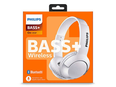 Philips SHB3075WT/00 BASS+ Mikrofonlu Bluetooth Kulaklık - Thumbnail