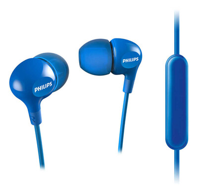 Philips - Philips SHE3555BL/00 Mikrofonlu Kulak İçi Kulaklık Mavi