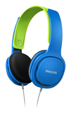 Philips - Philips SHK2000BL/00 Kulak Üstü Çocuk Kulaklığı Mavi & Yeşil