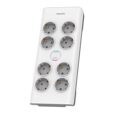 SPN7080WA/62 8'li Akım Korumalı Priz - 1