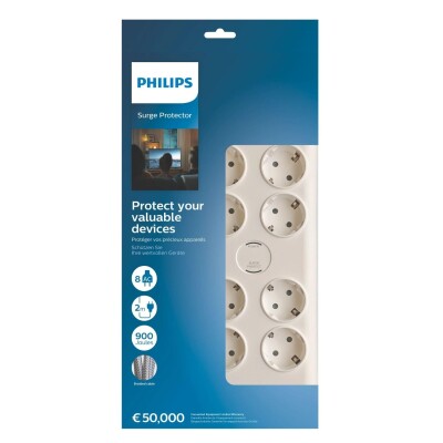 SPN7080WA/62 8'li Akım Korumalı Priz - 2