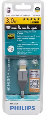 Philips SWV3453S/10 4K Premium Smart 3M Hdmi Kablo - Thumbnail