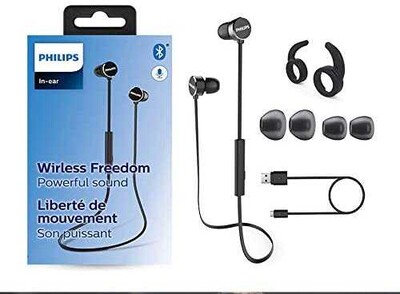 Philips TAUN102BK/00 Kulakiçi Mikrofonlu Kablosuz Bluetooth Kulaklık Siyah - Thumbnail