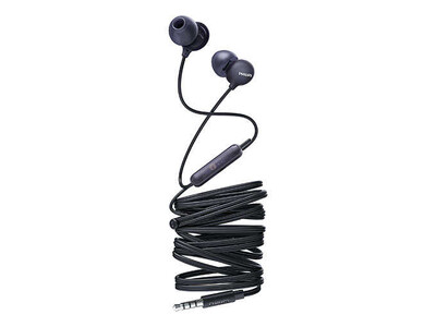 Philips Upbeat SHE2405BK/00 Kulakiçi Mikrofonlu Kulaklık Siyah - Thumbnail